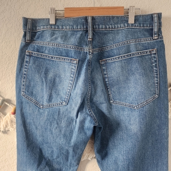 J. Crew Straight Fit Flex Jeans Blue Spruce Stretchy Comforg Casual W33 x L30 - Picture 8 of 10